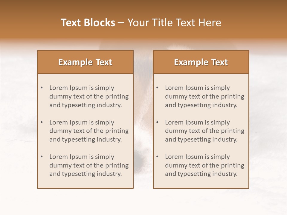 Cute Hunting Pet PowerPoint Template