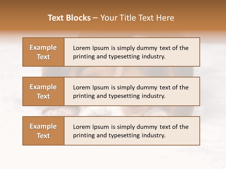 Cute Hunting Pet PowerPoint Template