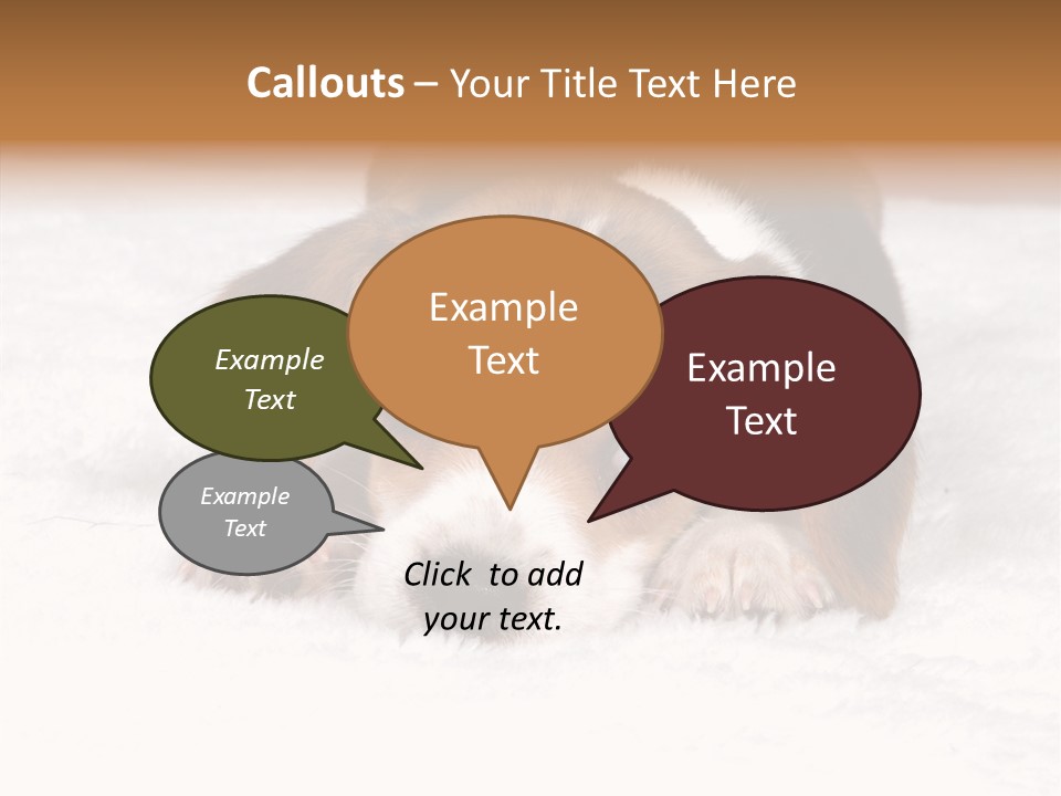 Cute Hunting Pet PowerPoint Template
