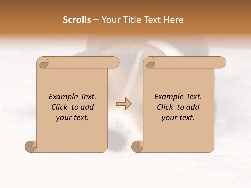 Cute Hunting Pet PowerPoint Template