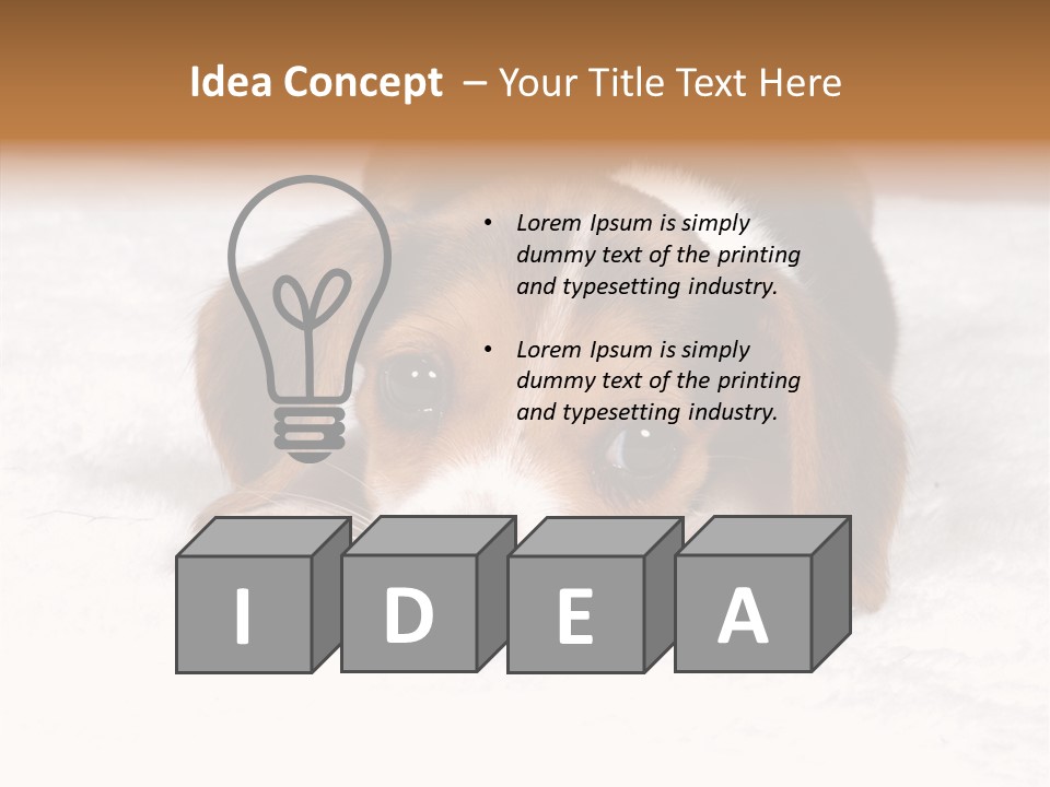 Cute Hunting Pet PowerPoint Template