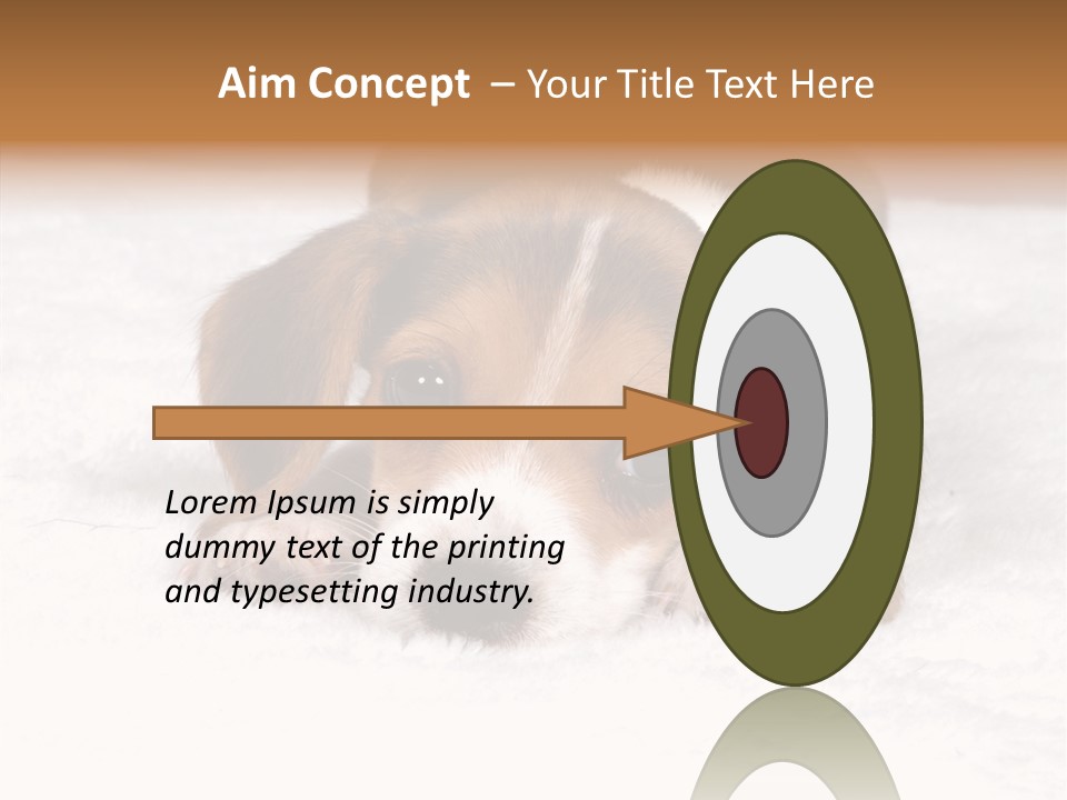 Cute Hunting Pet PowerPoint Template