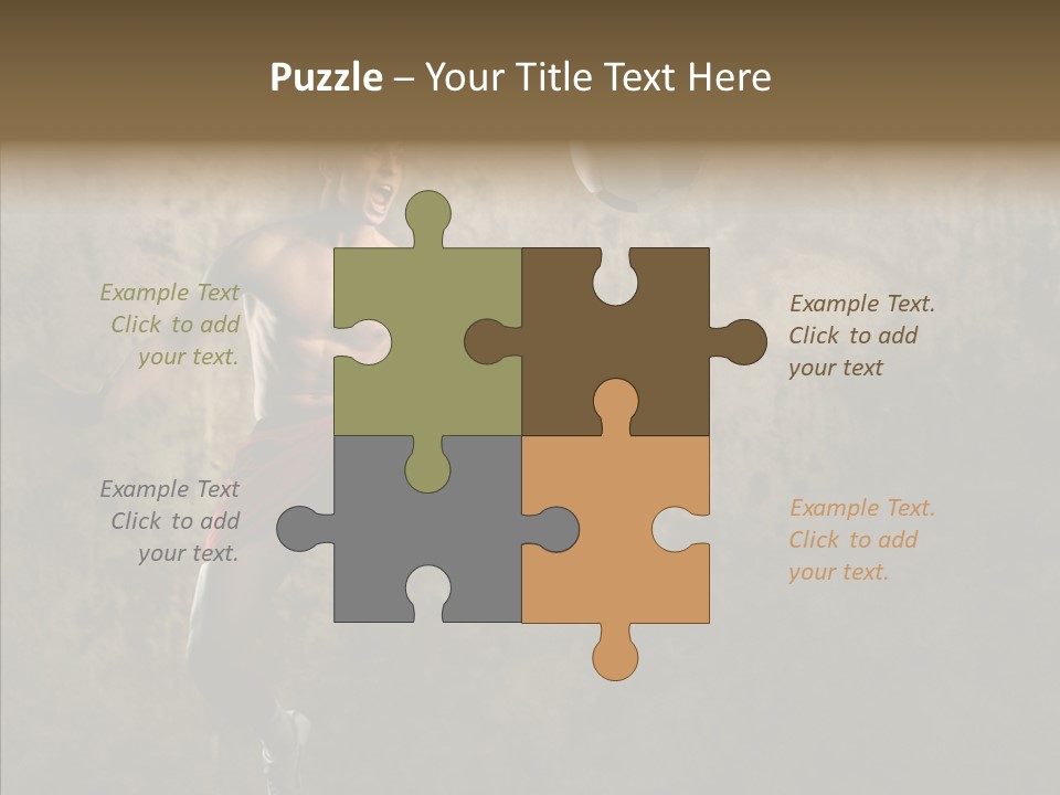 Hovel Scream Soccer PowerPoint Template