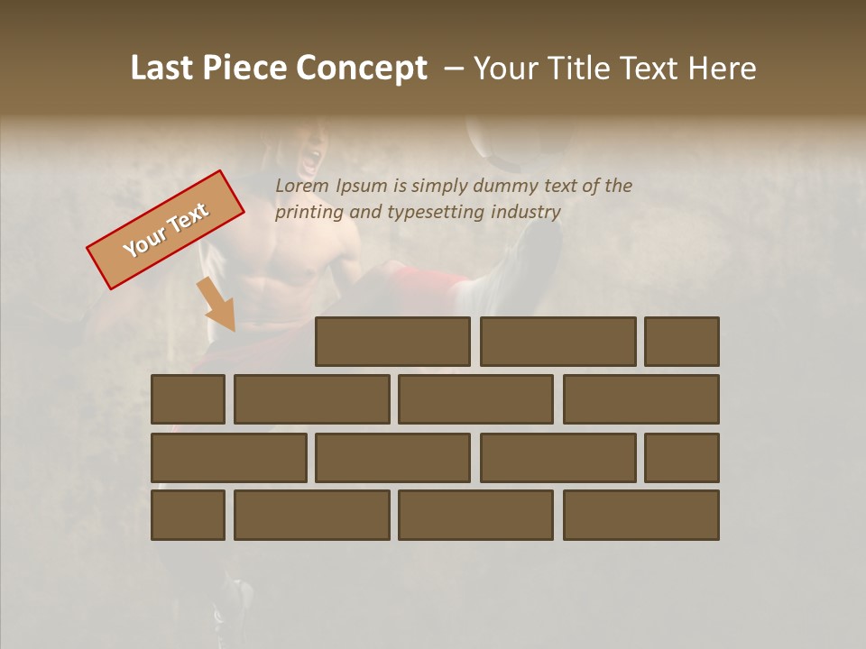 Hovel Scream Soccer PowerPoint Template