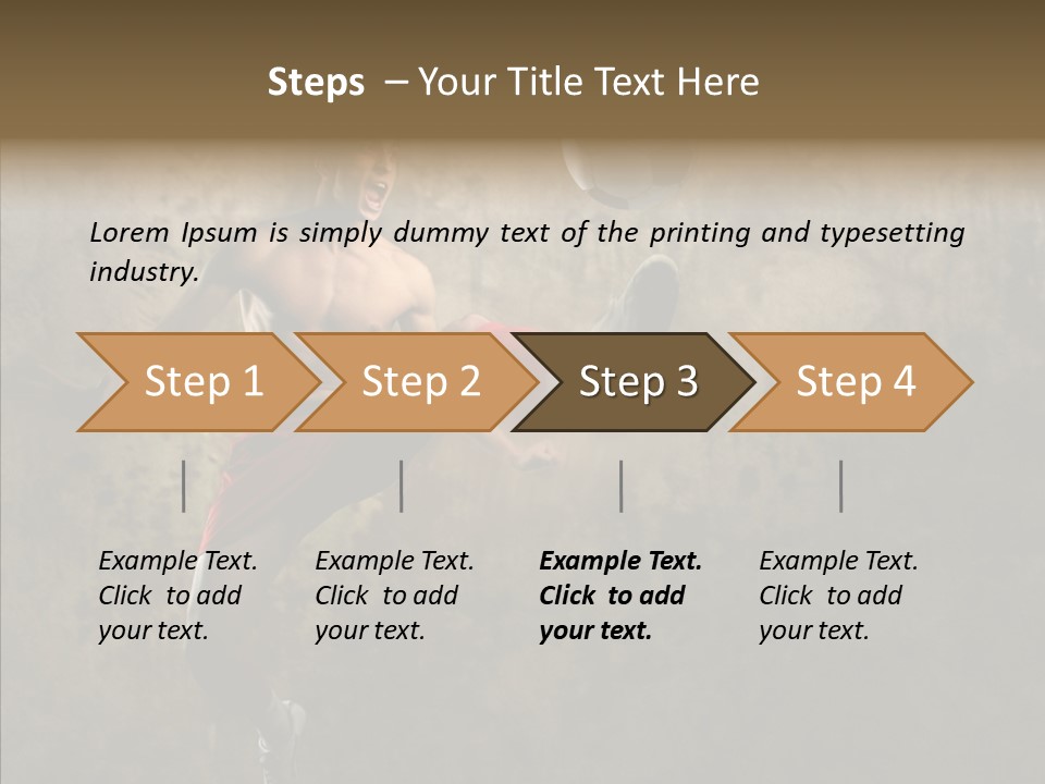 Hovel Scream Soccer PowerPoint Template