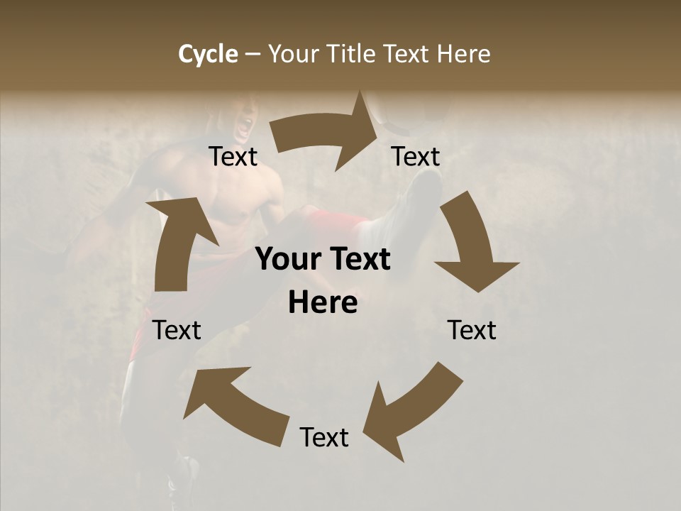 Hovel Scream Soccer PowerPoint Template