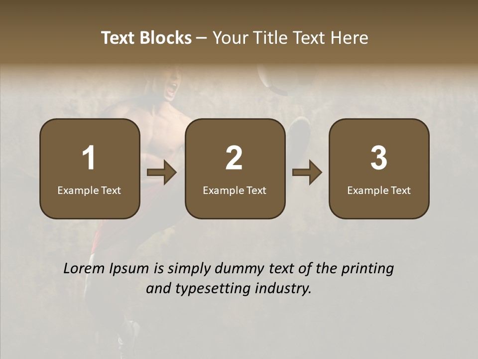 Hovel Scream Soccer PowerPoint Template