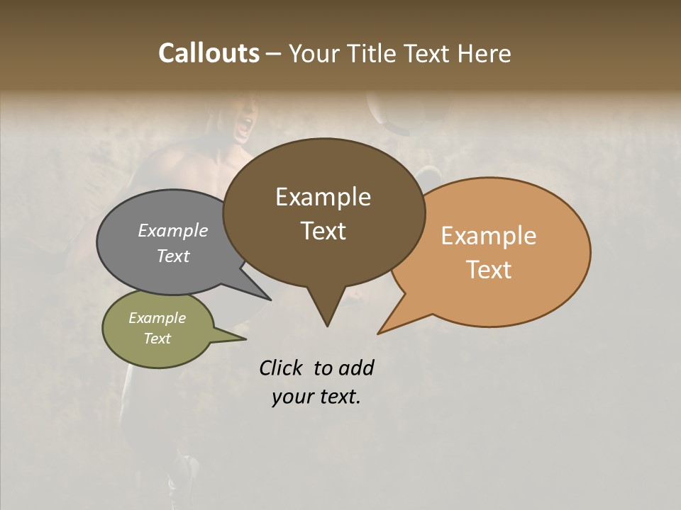 Hovel Scream Soccer PowerPoint Template