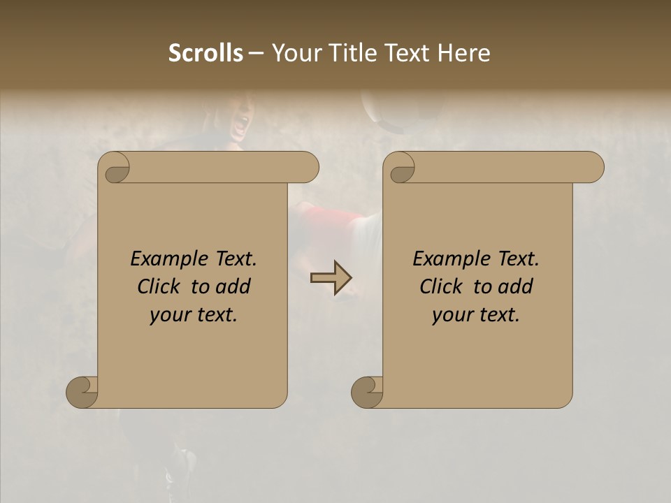 Hovel Scream Soccer PowerPoint Template