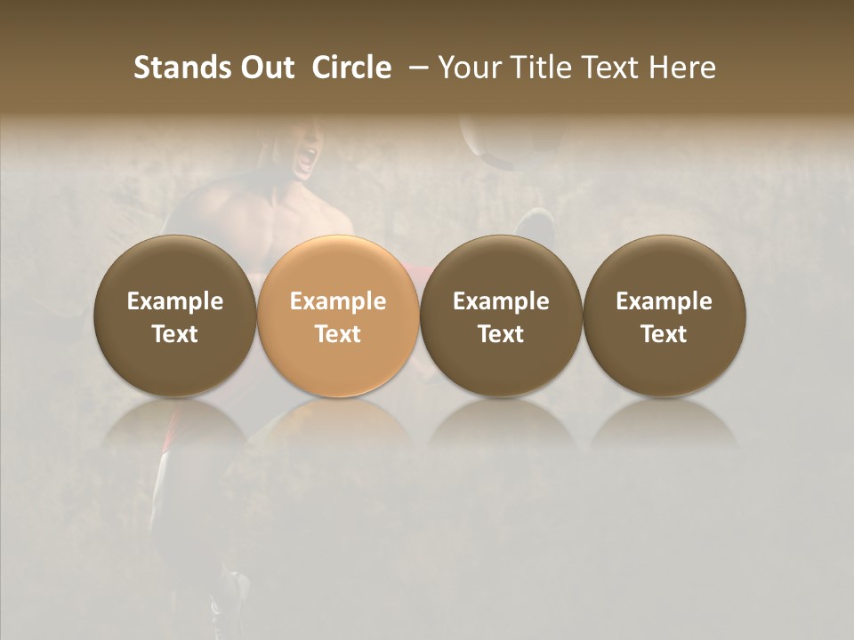 Hovel Scream Soccer PowerPoint Template