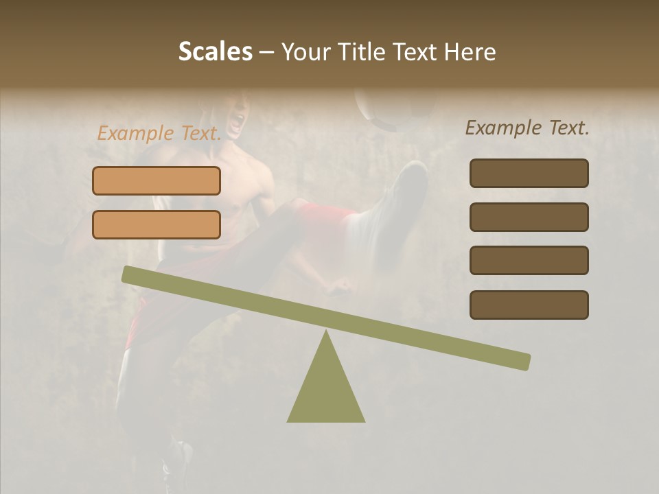 Hovel Scream Soccer PowerPoint Template