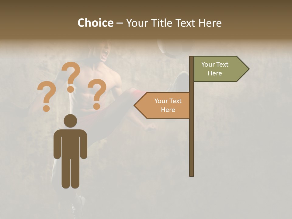 Hovel Scream Soccer PowerPoint Template