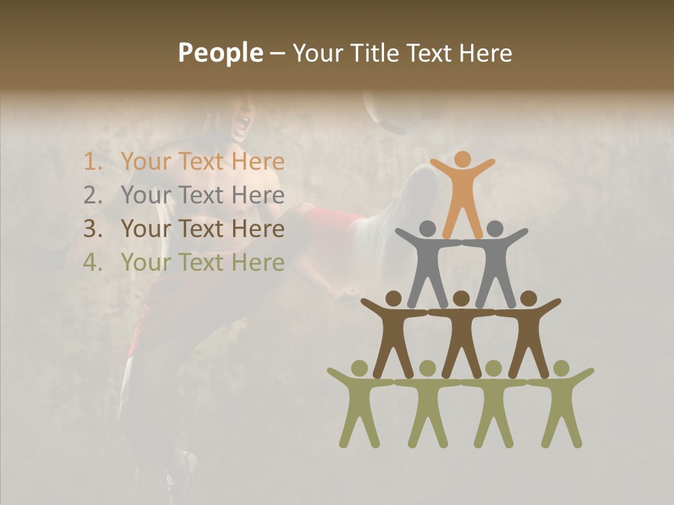 Hovel Scream Soccer PowerPoint Template