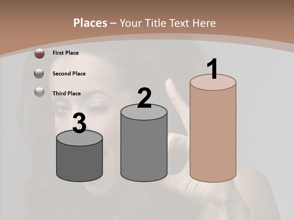 Hair Expression Gesture PowerPoint Template