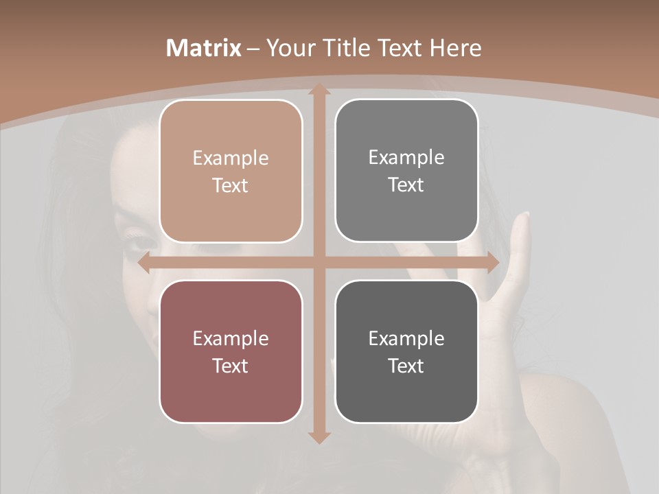Hair Expression Gesture PowerPoint Template