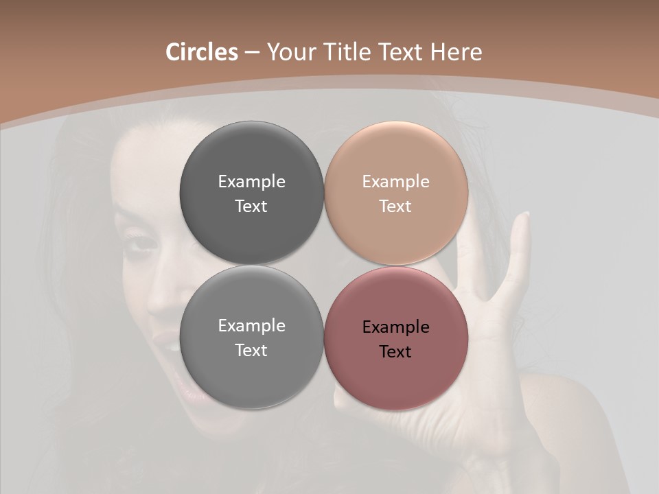 Hair Expression Gesture PowerPoint Template