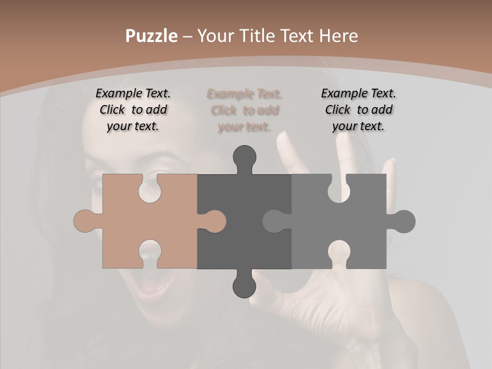 Hair Expression Gesture PowerPoint Template