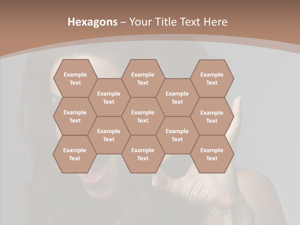 Hair Expression Gesture PowerPoint Template