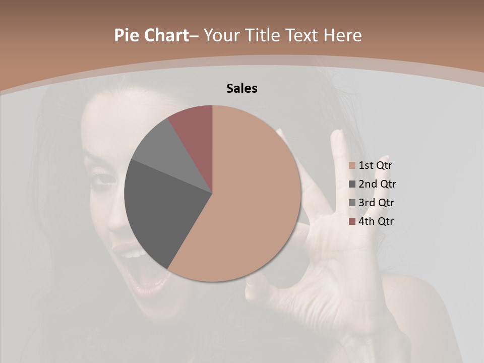 Hair Expression Gesture PowerPoint Template