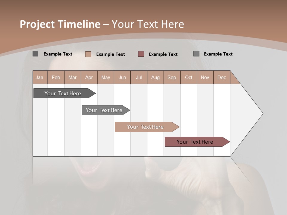 Hair Expression Gesture PowerPoint Template