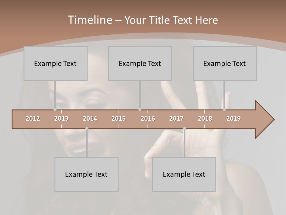 Hair Expression Gesture PowerPoint Template