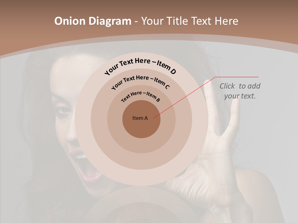 Hair Expression Gesture PowerPoint Template