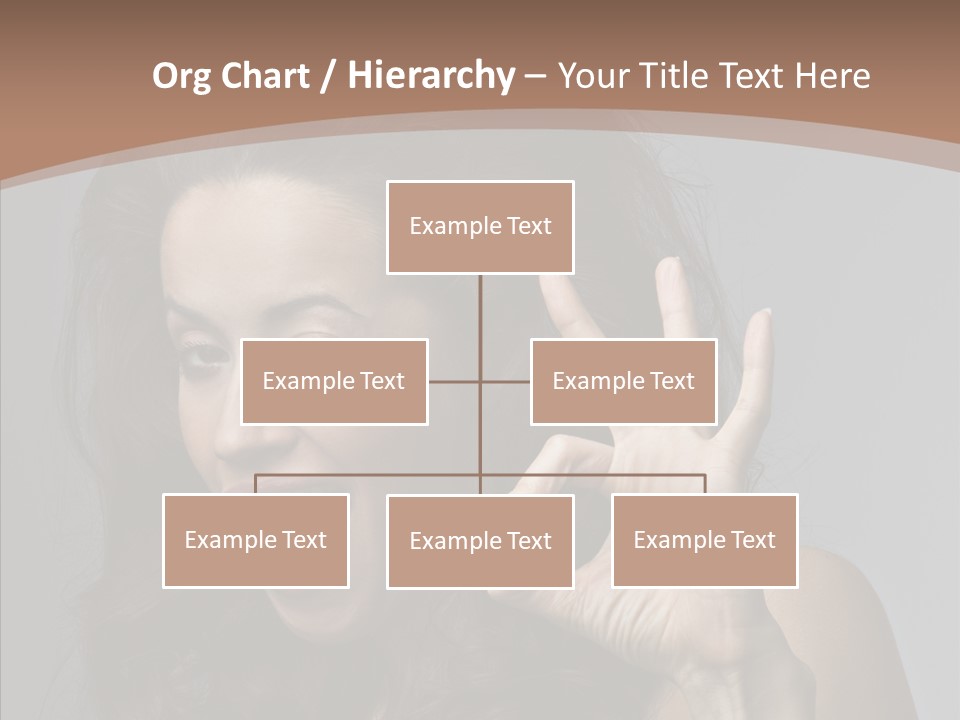 Hair Expression Gesture PowerPoint Template