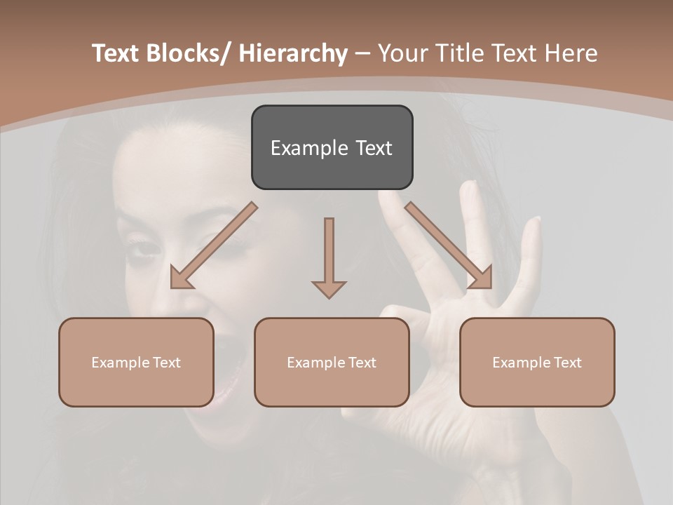 Hair Expression Gesture PowerPoint Template