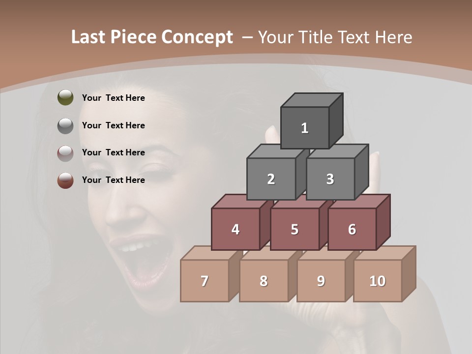 Hair Expression Gesture PowerPoint Template