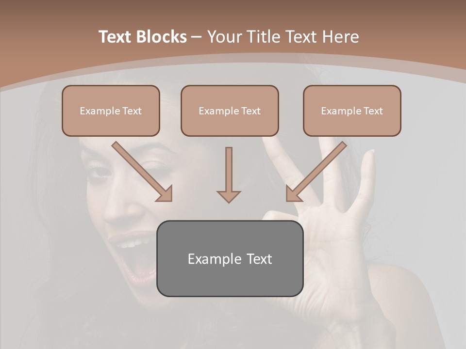 Hair Expression Gesture PowerPoint Template