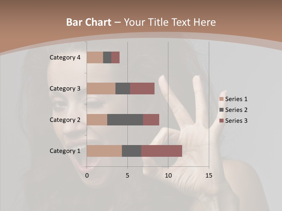 Hair Expression Gesture PowerPoint Template