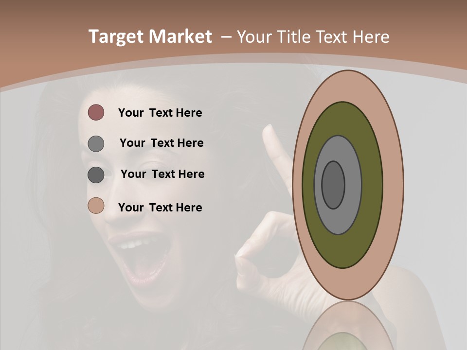 Hair Expression Gesture PowerPoint Template