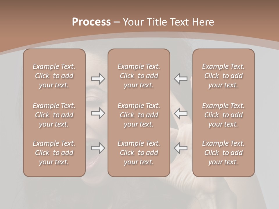 Hair Expression Gesture PowerPoint Template