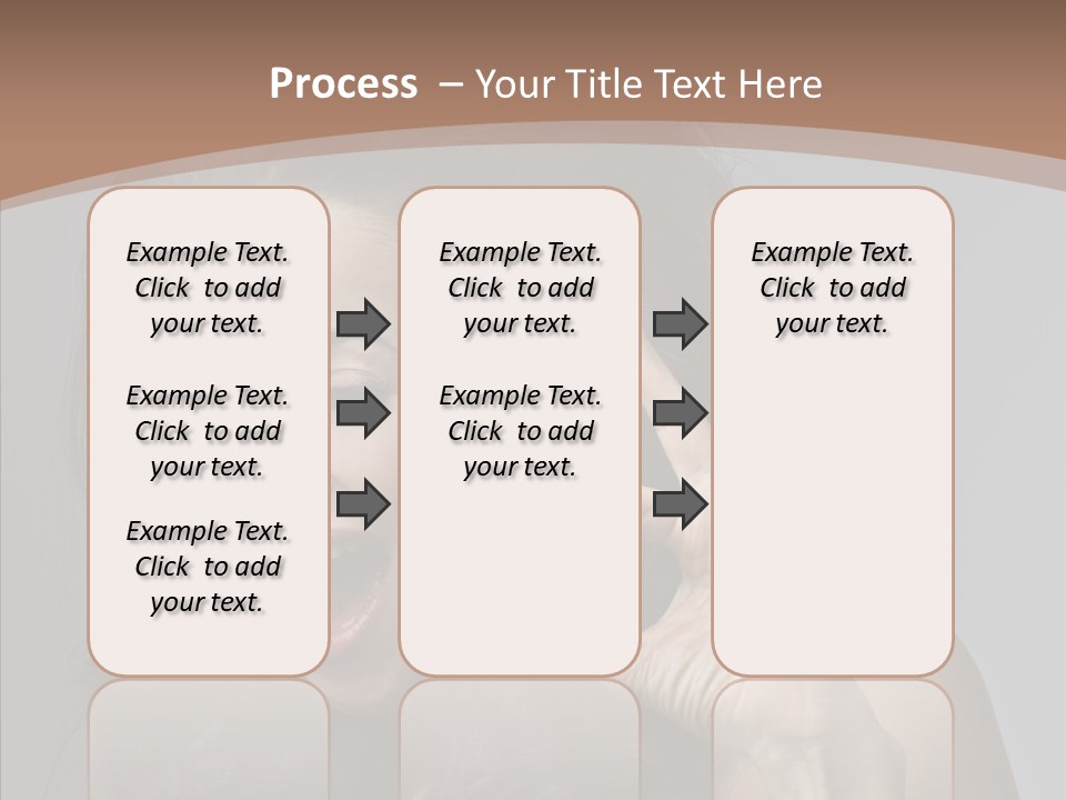 Hair Expression Gesture PowerPoint Template