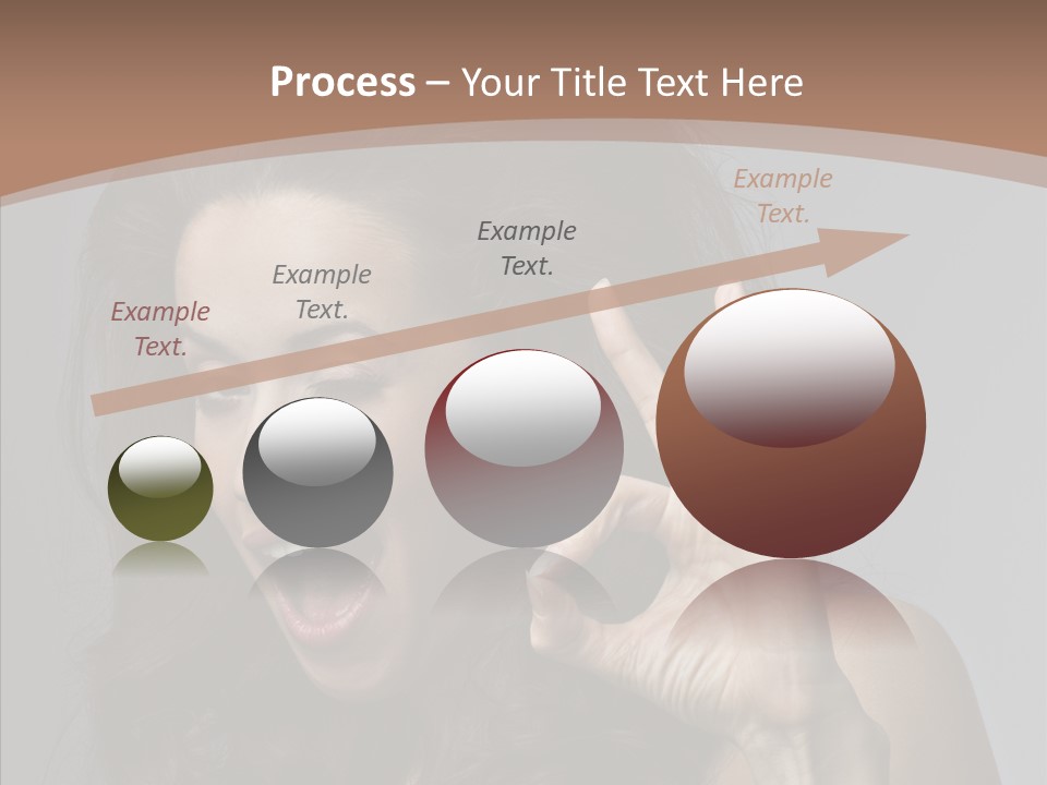 Hair Expression Gesture PowerPoint Template