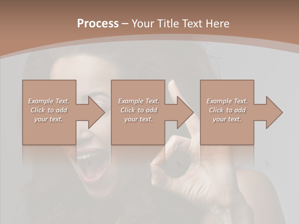 Hair Expression Gesture PowerPoint Template