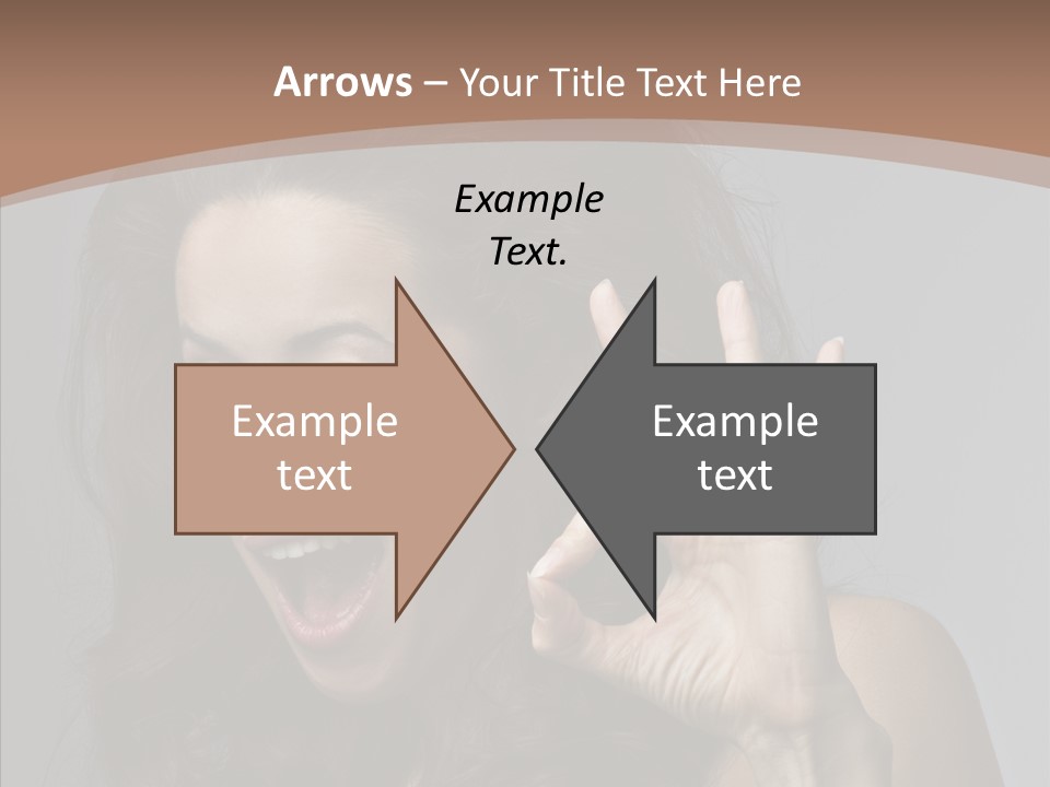Hair Expression Gesture PowerPoint Template