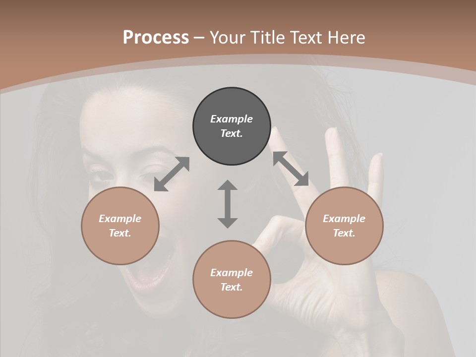 Hair Expression Gesture PowerPoint Template