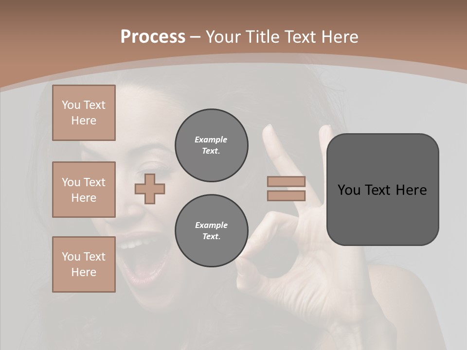Hair Expression Gesture PowerPoint Template