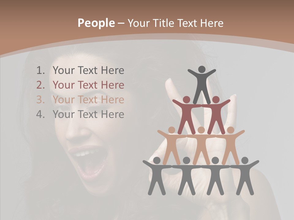 Hair Expression Gesture PowerPoint Template