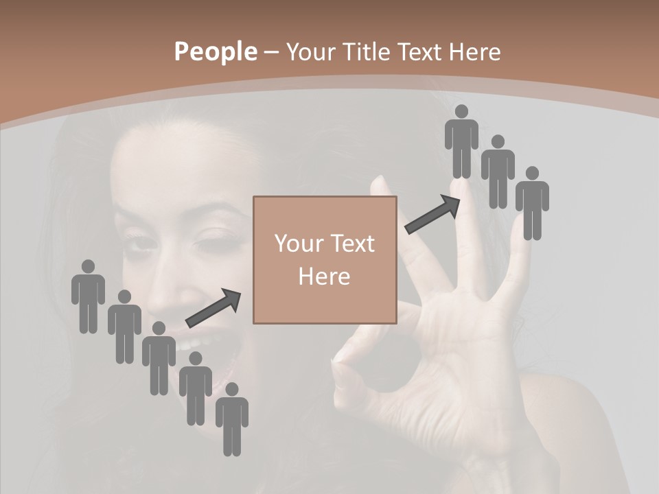 Hair Expression Gesture PowerPoint Template