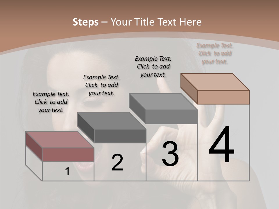 Hair Expression Gesture PowerPoint Template