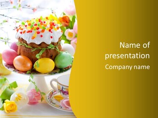 Food Arrangement Photography PowerPoint Template