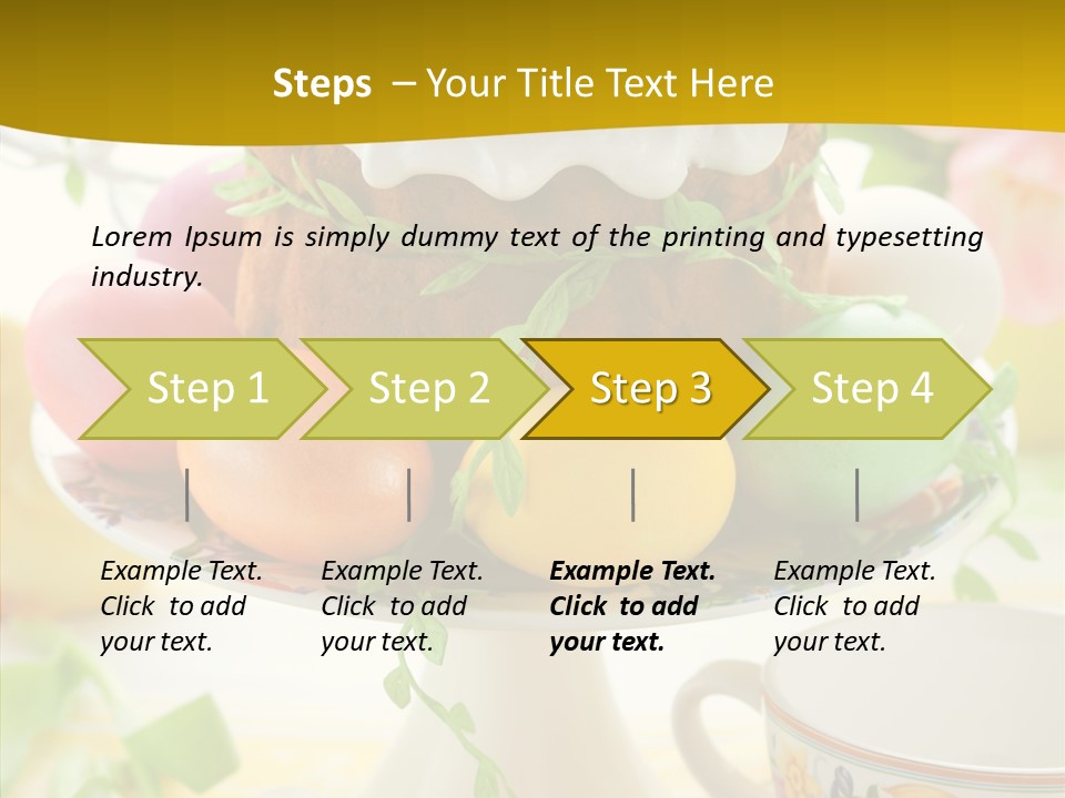 Food Arrangement Photography PowerPoint Template