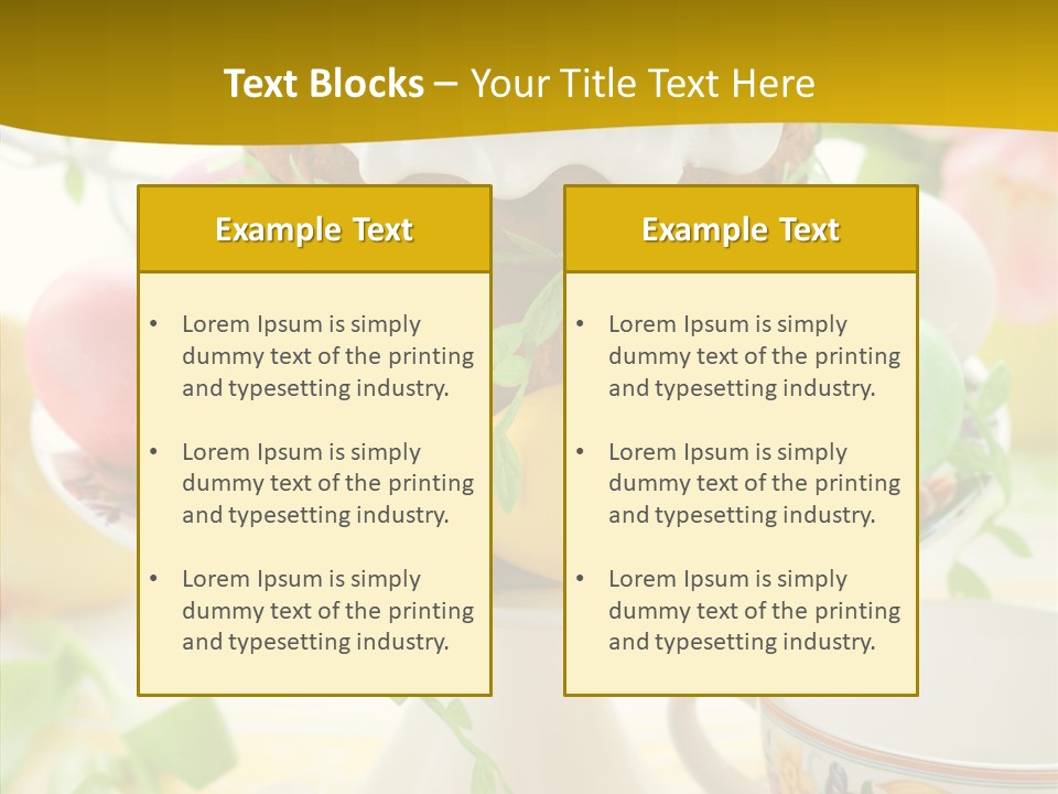 Food Arrangement Photography PowerPoint Template