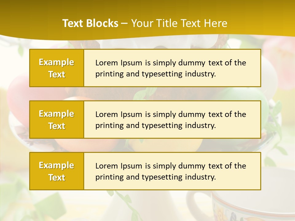 Food Arrangement Photography PowerPoint Template