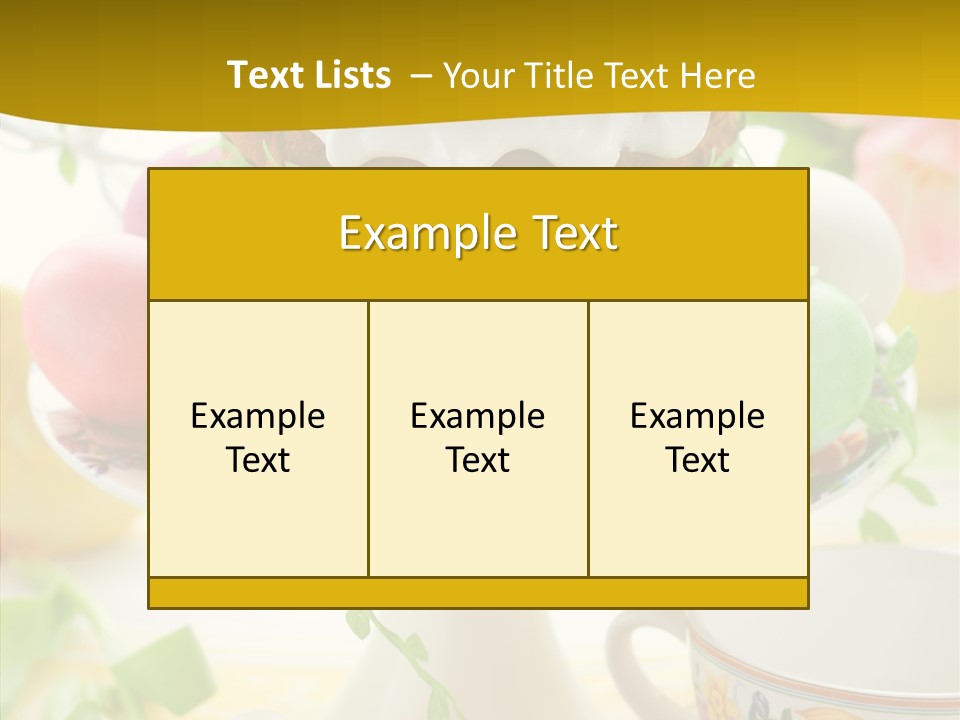 Food Arrangement Photography PowerPoint Template