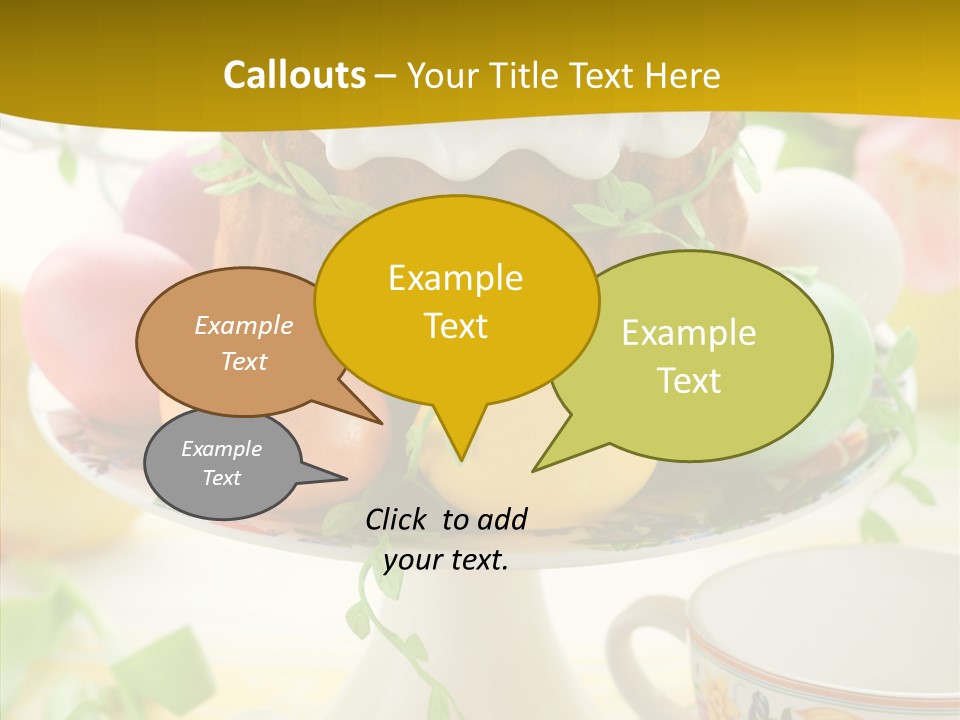 Food Arrangement Photography PowerPoint Template