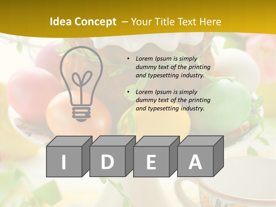 Food Arrangement Photography PowerPoint Template