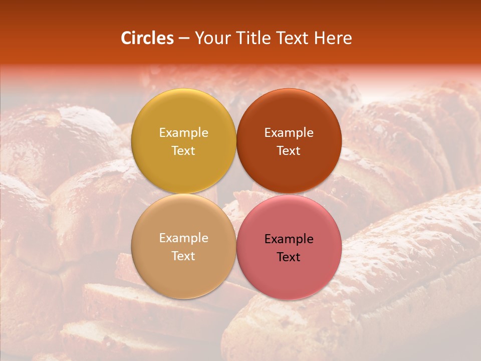 Organic Backgrounds Pastry PowerPoint Template